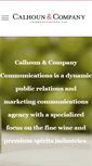 Mobile Screenshot of calhounwine.com